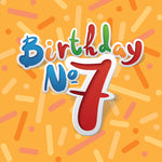 BB07 Birthday No.7 (pack of 6)